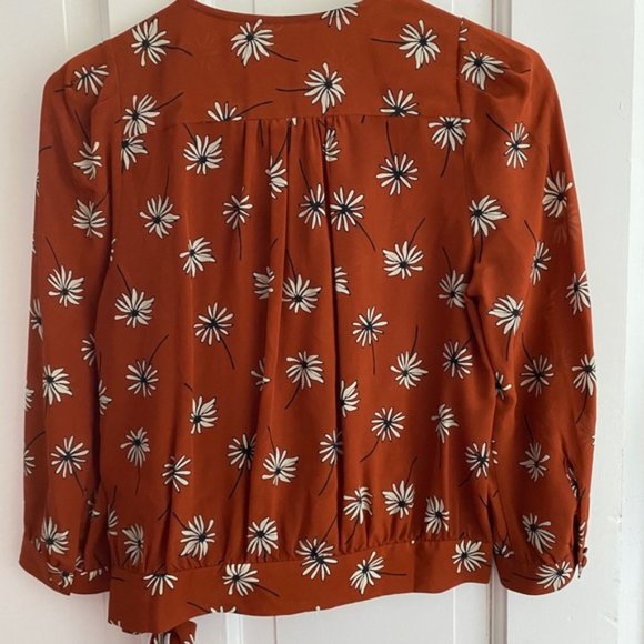 Madewell wrapfront blouse 🌼 - Picture 3 of 9